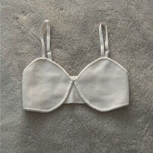 Babaton sculpt knot bra top